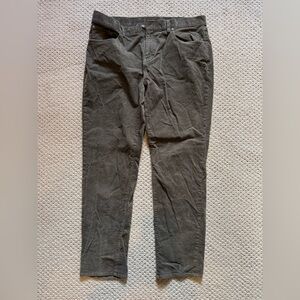 Brooks Brothers Men's Dark Olive Corduroy Pants